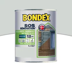 Castorama Rénovateur Volets Bois Bondex Gris Clair 1L