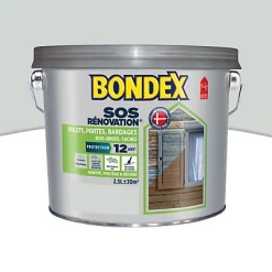 Castorama Rénovateur Volets Bois Bondex Gris Clair 2,5L