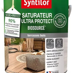 Castorama Saturateur Bois Nature Protect Extérieur Syntilor 5L Mat Teck