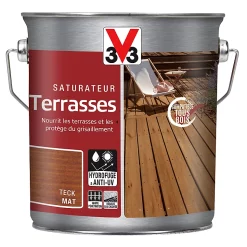 Castorama Saturateur Terrasse 2,5L Coloris Teck