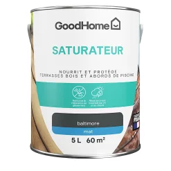 Castorama Saturateur Terrasse Gris Mat GoodHome 5L
