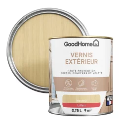 Castorama Vernis Bois Extérieur Brillant Incolore GoodHome 0,75L