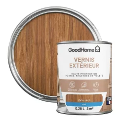 Castorama Vernis Bois Extérieur Mat Chêne Doré GoodHome 0,25L