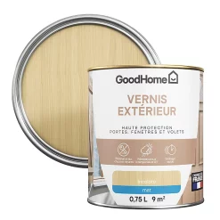 Castorama Vernis Bois Extérieur Mat Incolore GoodHome 0,75L