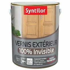 Castorama Vernis Bois Intérieur/extérieur Syntilor 100% Invisible Incolore Mat 2,5L