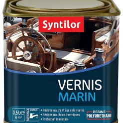 Castorama Vernis Marin Bois Intérieur/extérieur Syntilor Chêne Clair Satiné 0,5L